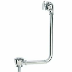 April Polished Chrome Traditional Click Clack Bath Waste - Exposed 7406