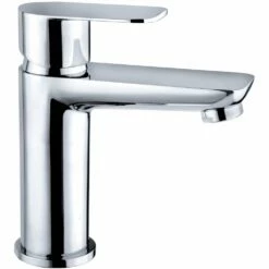 Astini Barmouth Chrome Bathroom Basin Mixer Tap & Slotted Waste TIS5068