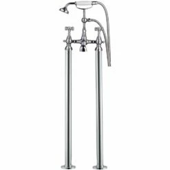 Astini Cheshire Chrome Bathroom Freestanding Bath Shower Mixer Tap