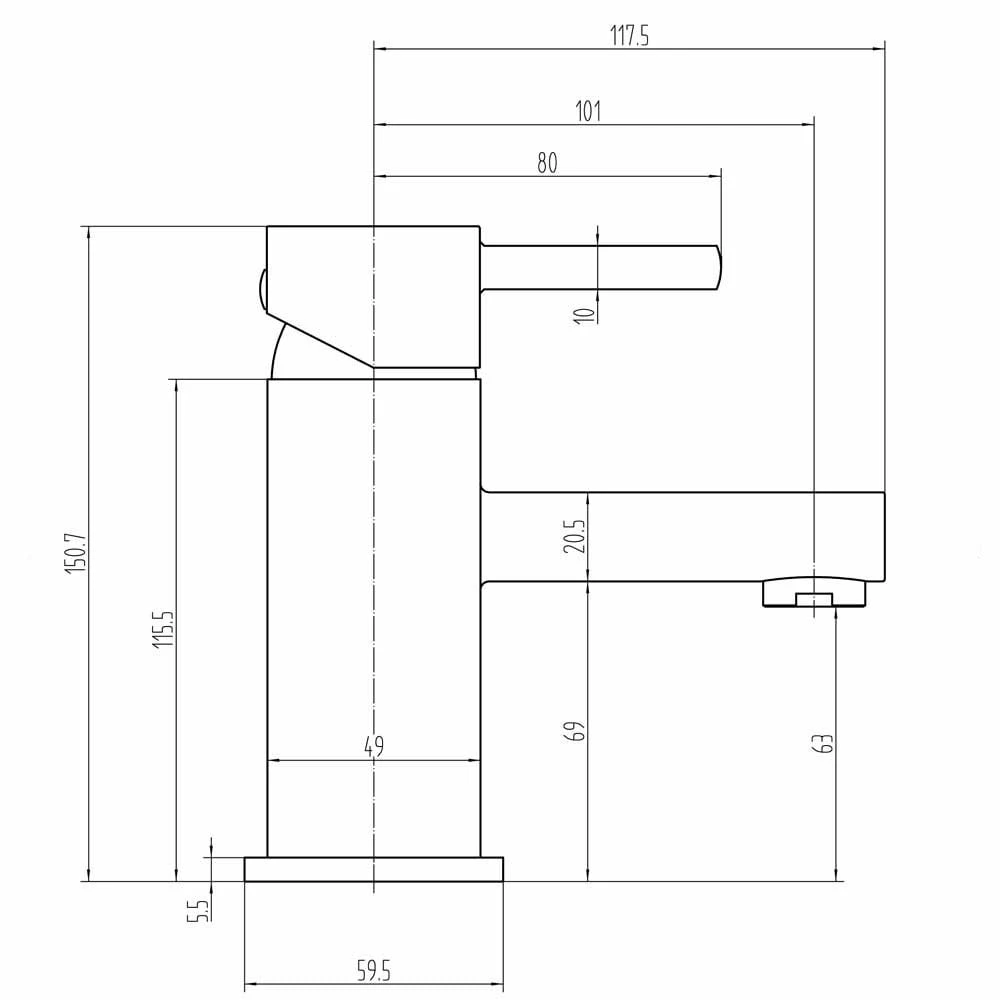 Astini Citril Chrome Bathroom Basin & Bath Shower Mixer Tap Pack Set 4 Astini Citril Chrome Bathroom Basin & Bath Shower Mixer Tap Pack Set - Image 4