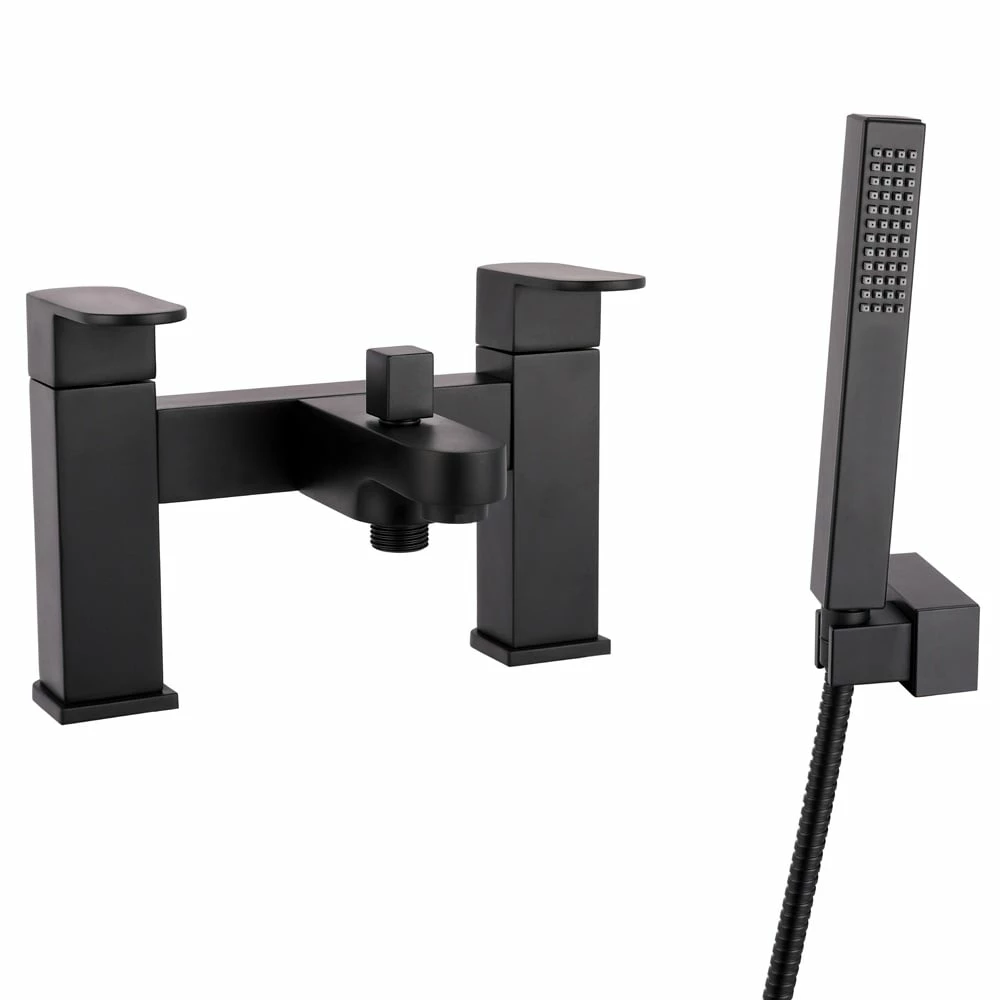 Astini Comet Matt Black Bath Shower Mixer Tap 1 Astini Comet Matt Black Bath Shower Mixer Tap