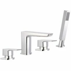 Astini Crane Chrome 4 Hole Bathroom Bath Shower Tap