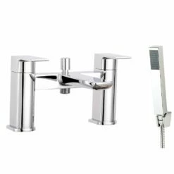 Astini Crane Mini Chrome Bathroom Basin & Bath Shower Mixer Tap Pack Set -HANSGROHE Shop astini crane mini chrome bathroom basin bath shower mixer tap pack set p52672 238996 image