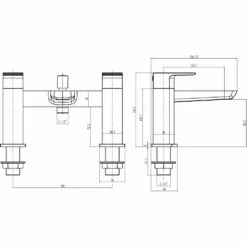 Astini Crane Mini Chrome Bathroom Basin & Bath Shower Mixer Tap Pack Set -HANSGROHE Shop astini crane mini chrome bathroom basin bath shower mixer tap pack set p52672 238998 image