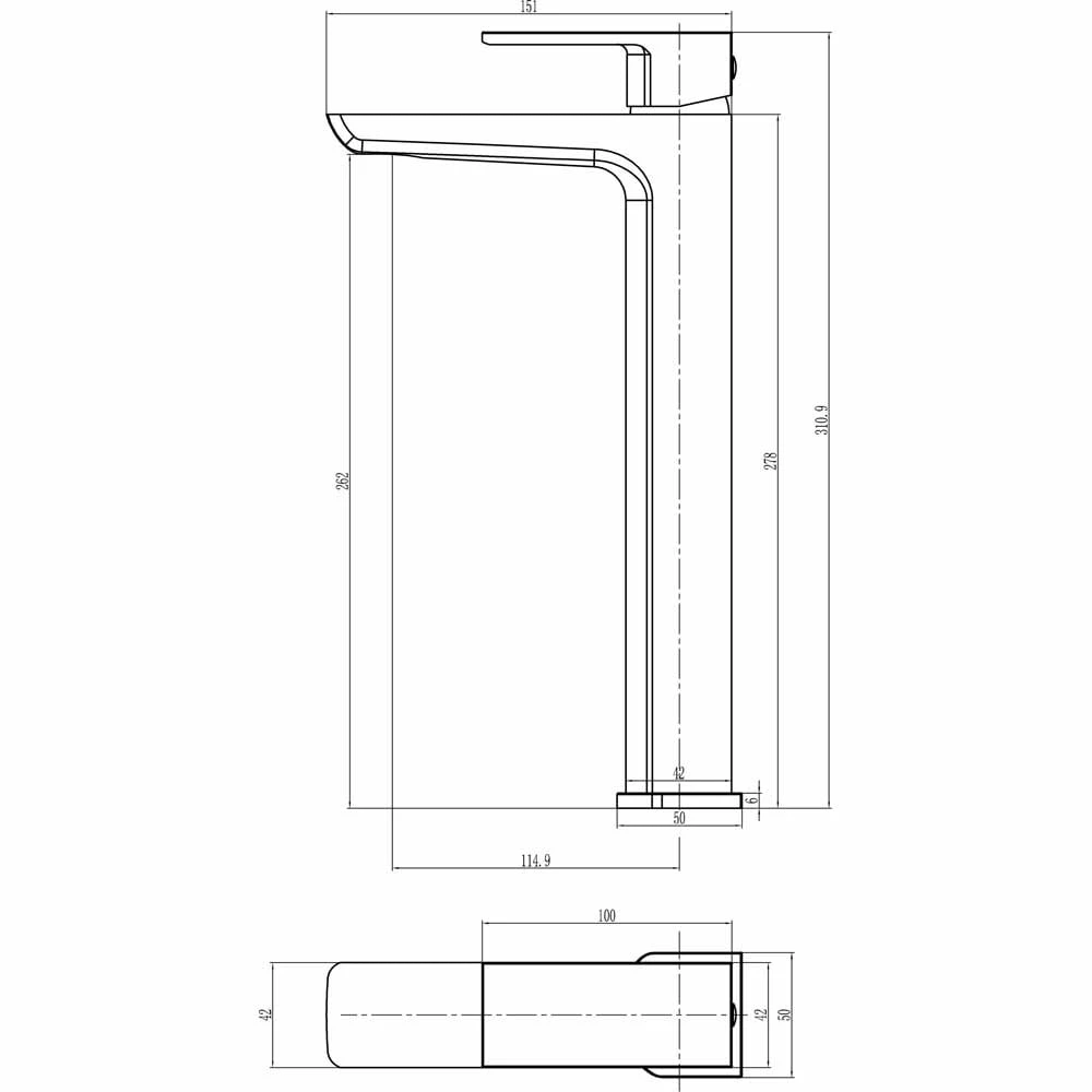 Astini Crane Tall Chrome Basin & Freestanding Bath Shower Mixer Tap Pack Set 5 Astini Crane Tall Chrome Basin & Freestanding Bath Shower Mixer Tap Pack Set - Image 5