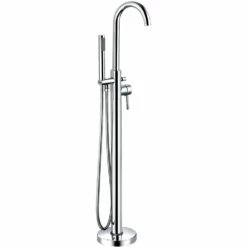 Astini Harlech Chrome Bathroom Freestanding Bath Shower Mixer Tap TIS5089