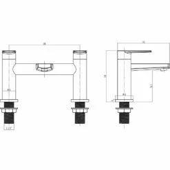 Astini Heron Mini Chrome Bathroom Basin & Bath Mixer Tap Pack Set 9 Astini Heron Mini Chrome Bathroom Basin & Bath Mixer Tap Pack Set -HANSGROHE Shop astini heron mini chrome bathroom basin bath mixer tap pack set p52457 237934 image