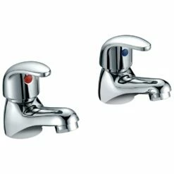 Astini Holly Chrome Twin Basin Taps