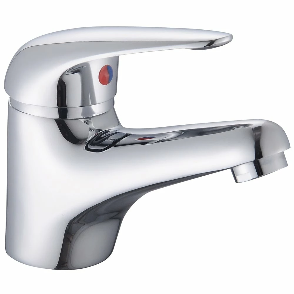 Astini Holly Ecoflow Chrome Bathroom Basin Mixer Tap & Slotted Waste 1 Astini Holly Ecoflow Chrome Bathroom Basin Mixer Tap & Slotted Waste