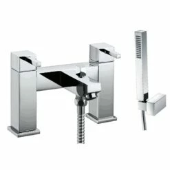 Astini Ibex Tall Chrome Bathroom Basin & Bath Shower Mixer Tap Pack Set -HANSGROHE Shop astini ibex tall chrome bathroom basin bath shower mixer tap pack set p52418 237740 image