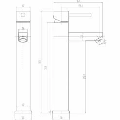 Astini Ibex Tall Chrome Bathroom Basin & Bath Shower Mixer Tap Pack Set -HANSGROHE Shop astini ibex tall chrome bathroom basin bath shower mixer tap pack set p52418 237741 image