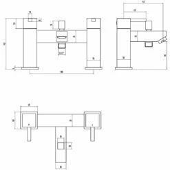 Astini Ibex Tall Chrome Bathroom Basin & Bath Shower Mixer Tap Pack Set -HANSGROHE Shop astini ibex tall chrome bathroom basin bath shower mixer tap pack set p52418 237742 image