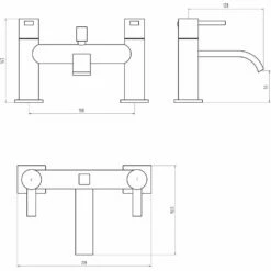 Astini Imex Chrome Bathroom Basin & Bath Shower Mixer Tap Pack Set 9 Astini Imex Chrome Bathroom Basin & Bath Shower Mixer Tap Pack Set -HANSGROHE Shop astini imex chrome bathroom basin bath shower mixer tap pack set p52442 237859 image