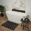 Astini Indigo Double Ended Freestanding 1500x700mm Bath Tub & Waste