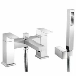 Astini Opah Chrome Bathroom Basin & Bath Shower Mixer Tap Pack Set -HANSGROHE Shop astini opah chrome bathroom basin bath shower mixer tap pack set p52474 238017 image