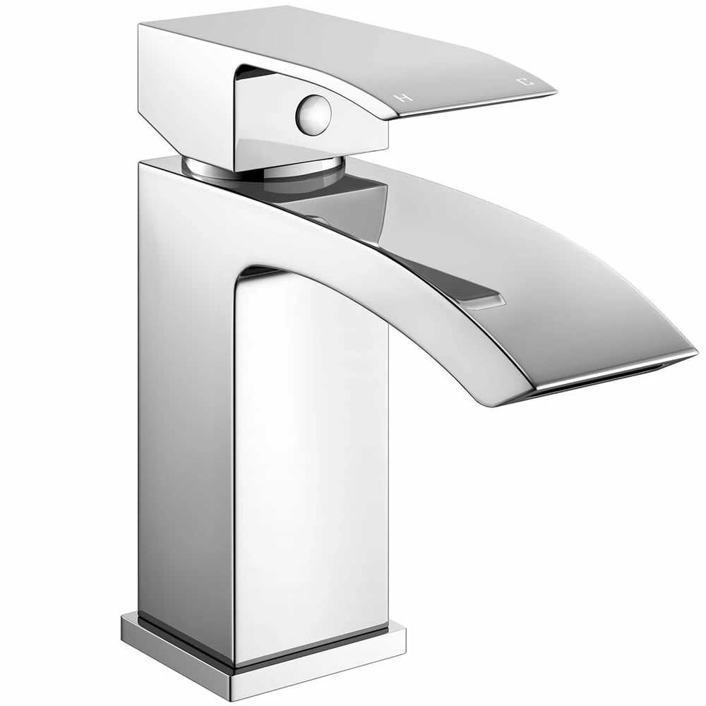 Astini Puffin Chrome Bathroom Basin & Bath Shower Mixer Tap Pack Set 2 Astini Puffin Chrome Bathroom Basin & Bath Shower Mixer Tap Pack Set - Image 2