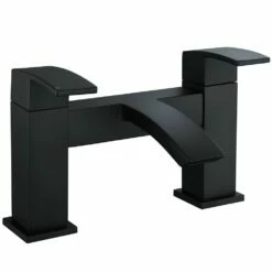 Astini Puffin Tall Matt Black Bathroom Basin & Bath Mixer Tap Pack Set -HANSGROHE Shop astini puffin tall matt black bathroom basin bath mixer tap pack set p52509 238191 image
