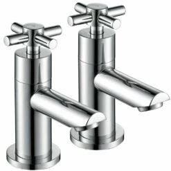 Front Page 37 Astini Space Chrome Twin Bath Taps