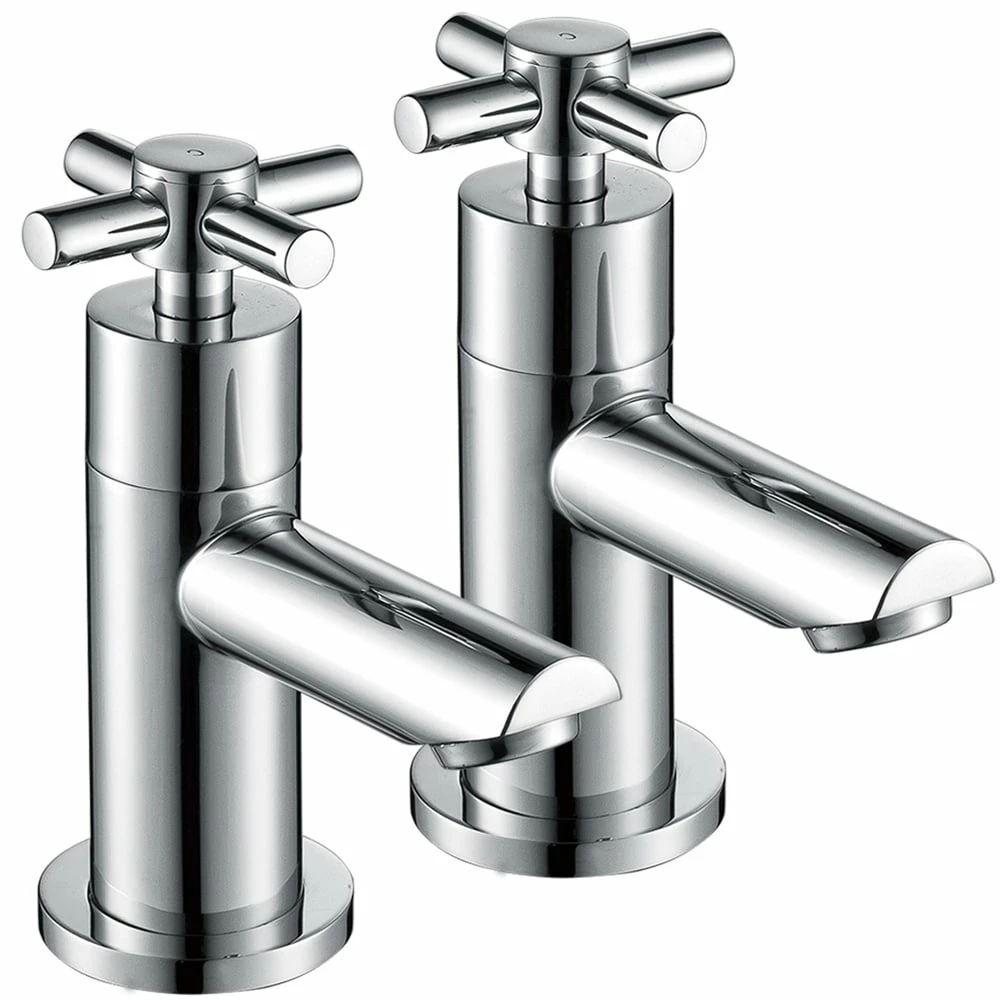 Astini Space Chrome Twin Bath Taps 1 Astini Space Chrome Twin Bath Taps