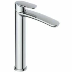 Astini Tapir Tall Chrome Mono Bathroom Basin Tap & Slotted Waste