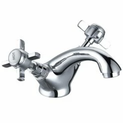 Astini Tenby Chrome Bathroom Basin Mixer Tap & Slotted Waste TIS5013