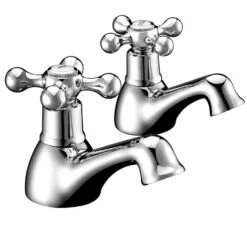 Front Page 17 Astini Wiltshire Chrome Twin Bath Taps