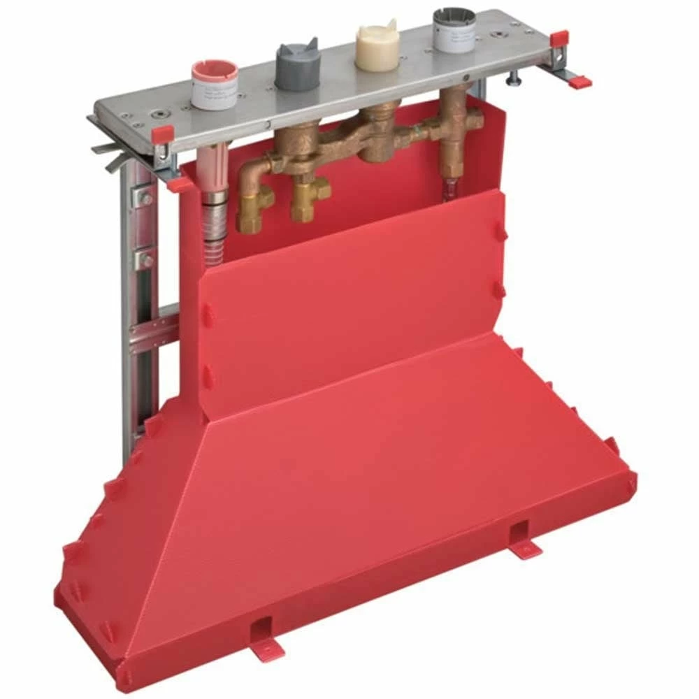 AXOR Basic Set For 4-Hole Tile Mounted Thermostatic Bath Mixer 1 AXOR Basic Set For 4-Hole Tile Mounted Thermostatic Bath Mixer