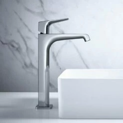 AXOR Citterio E Chrome Single Lever Handle Basin Mixer Tap 250 Without Waste