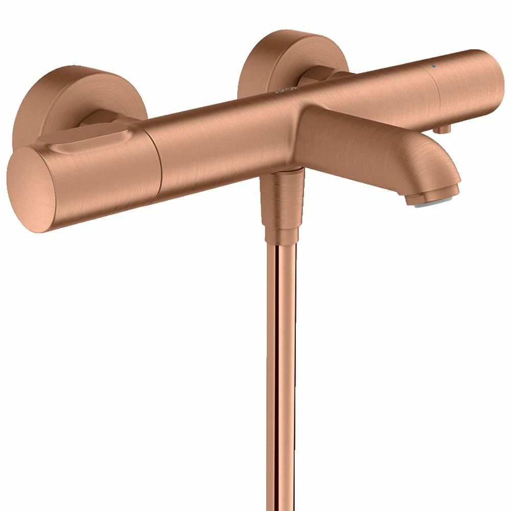 AXOR Citterio M Brushed Redgold Exposed Thermostatic Bath Mixer Tap 1 AXOR Citterio M Brushed Redgold Exposed Thermostatic Bath Mixer Tap