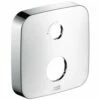 AXOR Escutcheon Chrome Extension Element Softcube 2-Hole Arrow