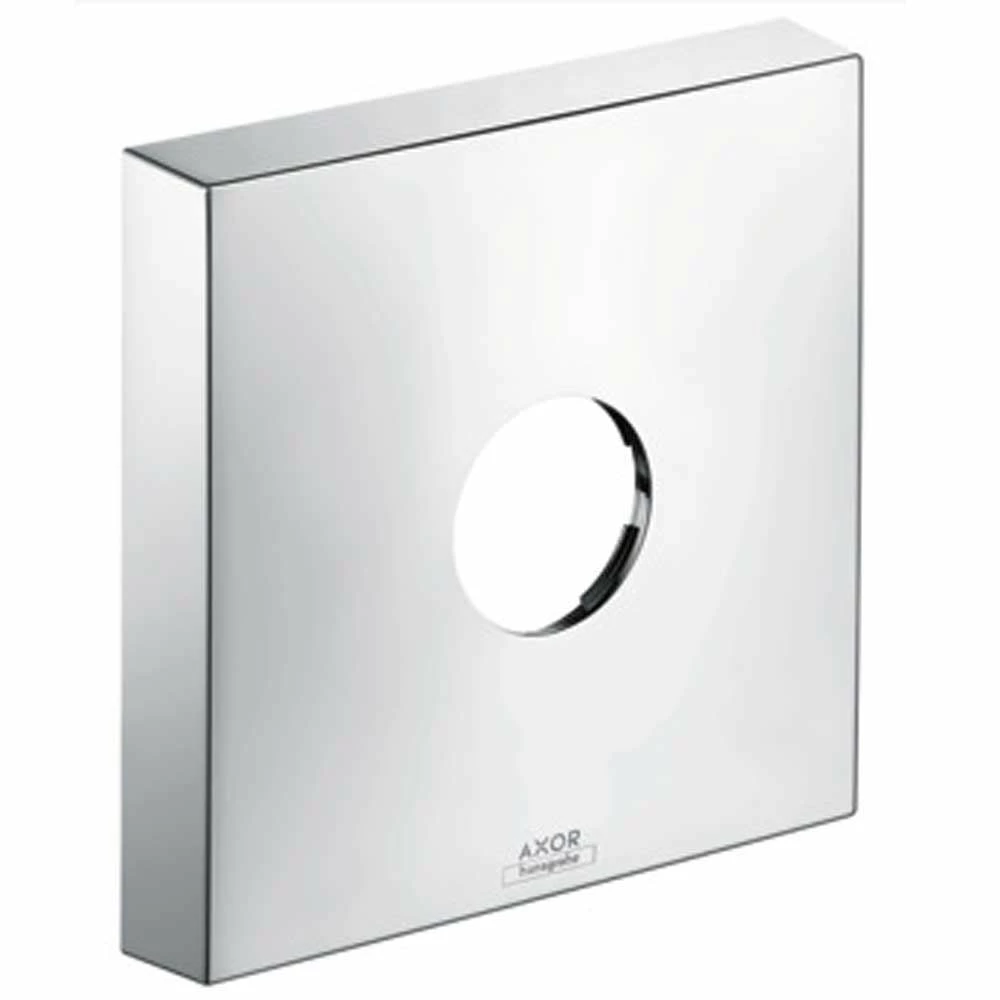 AXOR Escutcheon Chrome Extension Element Square Single Hole 1 AXOR Escutcheon Chrome Extension Element Square Single Hole