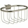 AXOR Montreux Brushed Nickel Wall Mounted Corner Basket 160X83mm