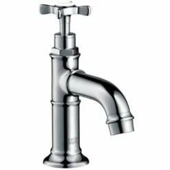 AXOR Montreux Chrome Cross Handle Single Pillar Tap 50 Without Waste