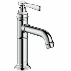 AXOR Montreux Chrome Single Lever Basin Mixer Tap 100 Without Waste -HANSGROHE Shop axor montreux chrome single lever basin mixer tap 100 without waste p34189 168080 image