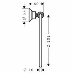 AXOR Montreux Chrome Wall Mounted Towel Ring 5 AXOR Montreux Chrome Wall Mounted Towel Ring -HANSGROHE Shop axor montreux chrome wall mounted towel ring p34519 167294 image