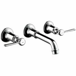 AXOR Montreux Chrome Wall Mounted Twin Lever Basin Mixer Tap