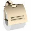 AXOR Montreux Polished Nickel Wall Mounted Toilet Roll Holder With Cover