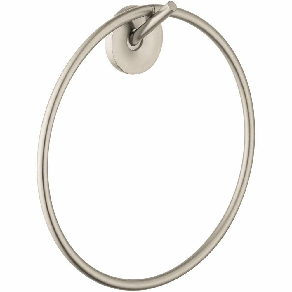 AXOR Starck Brushed Nickel Wall Mounted Towel Ring 1 AXOR Starck Brushed Nickel Wall Mounted Towel Ring