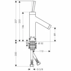 AXOR Starck Chrome 90 Single Lever Basin Mixer Tap -HANSGROHE Shop axor starck chrome 90 single lever basin mixer tap p30587 148365 image