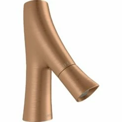 AXOR Starck Organic Brushed Bronze Single Pillar Tap Without Waste