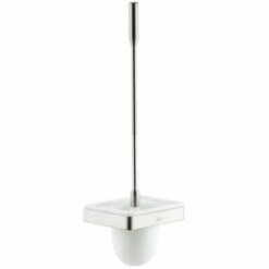 AXOR Universal Accessories Brushed Nickel Wall Mounted Toilet Brush Holder