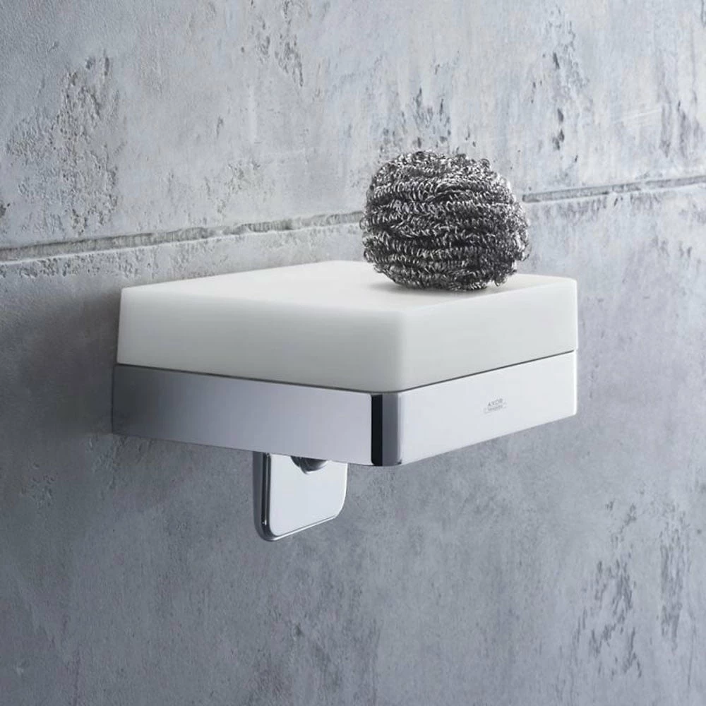 Axor Universal Accessories Chrome Soap Dispenser With Shelf 1 Axor Universal Accessories Chrome Soap Dispenser With Shelf