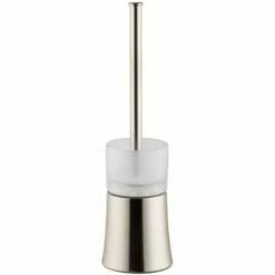AXOR Uno Floor Standing Brushed Nickel Toilet Brush Holder
