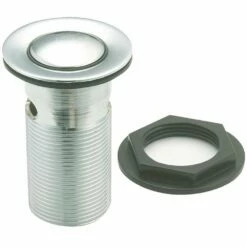 Deva Chrome 1.25" Slotted Press Top Basin Waste PTW300/017