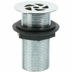 Deva Chrome Free Flow 1 1/4" Unslotted Basin Waste WSTGR114/UNS