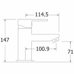 Deva Ethos Chrome Basin & Bath Shower Mixer Taps Pack Set -HANSGROHE Shop deva ethos chrome basin bath shower mixer taps pack set p45490 218449 image