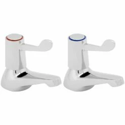 Front Page 21 Deva Lever Action Chrome Bath Taps DLT102