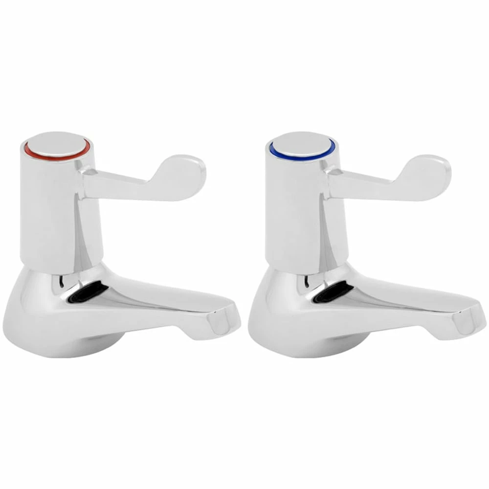 Deva Lever Action Chrome Bath Taps DLT102 1 Deva Lever Action Chrome Bath Taps DLT102