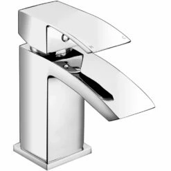 Deva Swoop Chrome Single Lever MK2 Mini Mono Basin Tap SWO2313