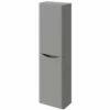 Elation Ome Matt Dove Grey Modern Wall Hung Tall Unit 29804/421